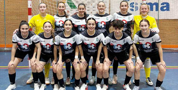 El plantel del Deportivo Córdoba Cajasur en Granada