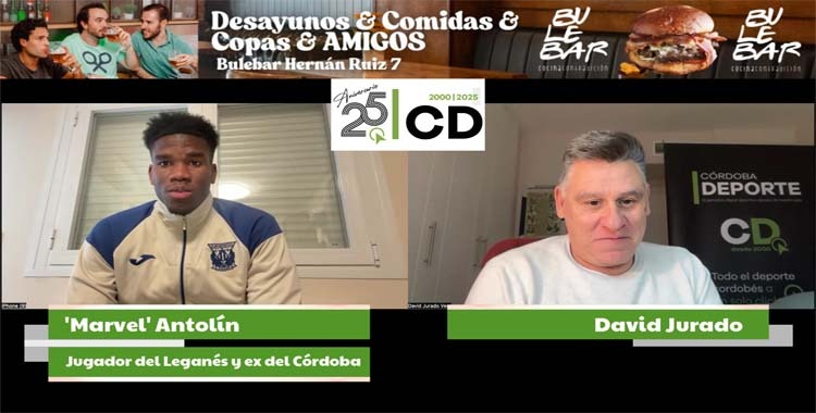 Marvel durante su entrevista con David Jurado.