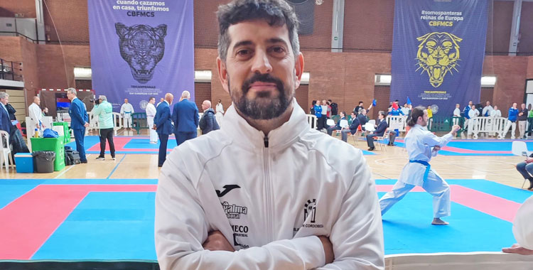 Juan José Pinto, medalla de oro para el kárate cordobés en Málaga