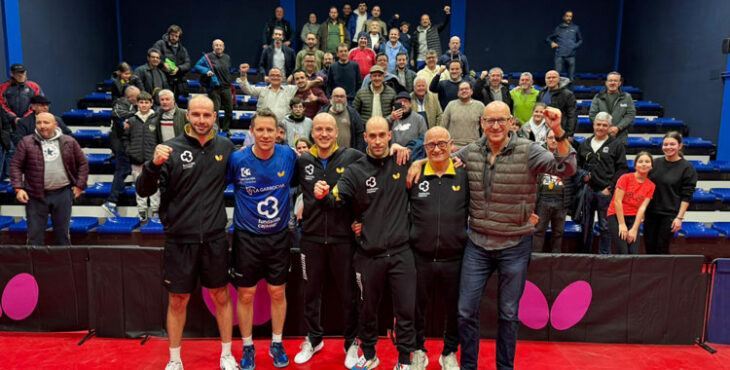 La alegría del club cajista tras vencer al Ostrov