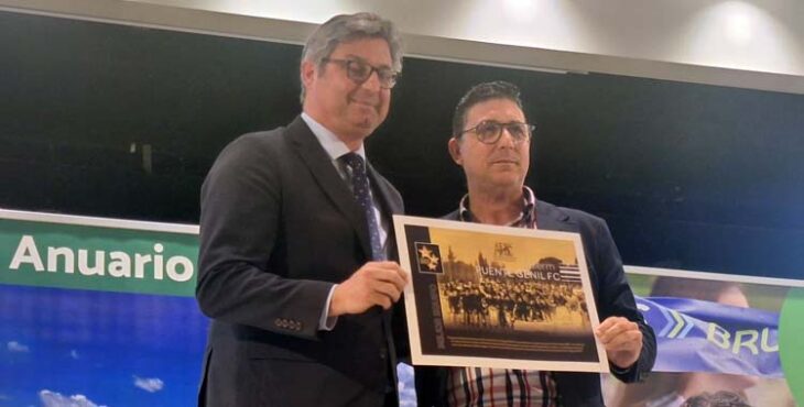 Francis Cabeza, presidente del Salerm, en la gala anual de la APDC.