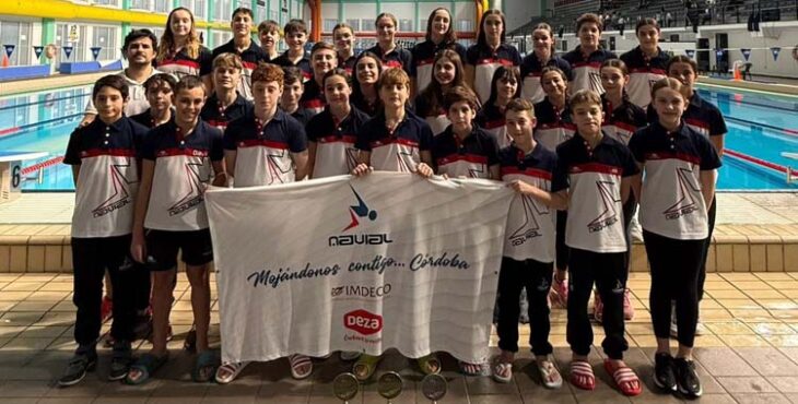 Componentes del Navial en el Andaluz alevín de invierno.