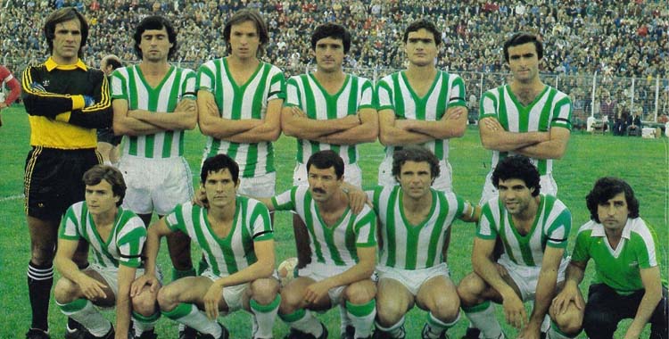 Once del Córdoba en un partido de la temporada 1980-81.