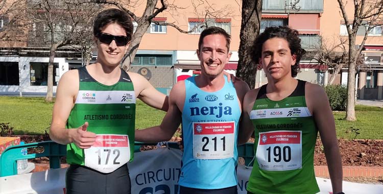 Podio masculino de la tercera Milla Culdecor.