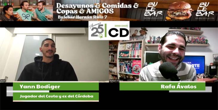 Yann Bodiger en su entrevista a Cordobadeporte.
