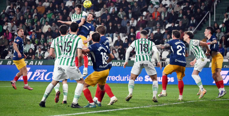 Un lance del Córdoba-Andorra del lunes. Autora: Natalia Román