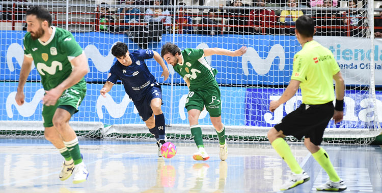 Los goles de Javi Mínguez sentenciaron al Córdoba Patrimonio en Torrejón. Foto: Movistar Inter