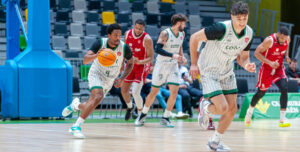 Ja'Monta Black iniciando una transición ofensiva. Foto: Córdoba Club de Baloncesto