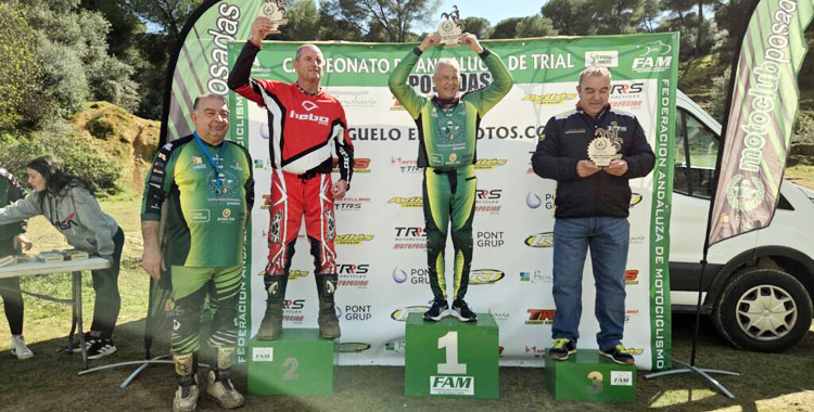 Uno de los podios de la prueba en Posadas. Foto: FAM