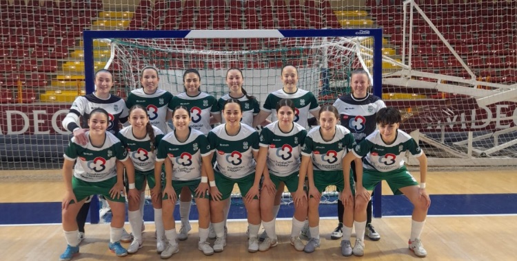 La formación cajista ante el Almagro