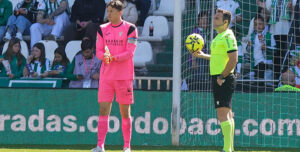 Carlos Marín durante el encuentro ante la Real Sociedad. Autor: Pedro Funes