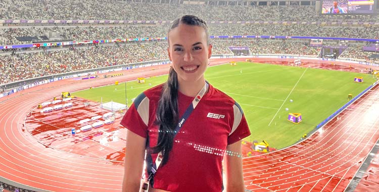 Carmen Avilés en el Mundial de Tokio del pasado septiembre.