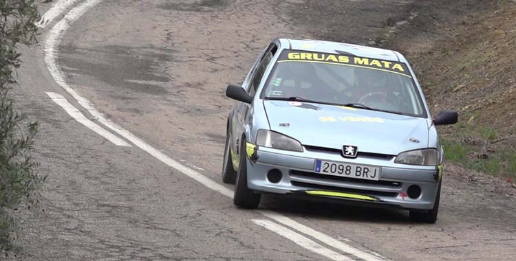 Automovilista en una edición anterior de la Cronometrada de Posadas.