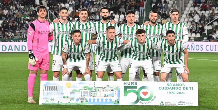 El once del Córdoba CF ante el Andorra.
