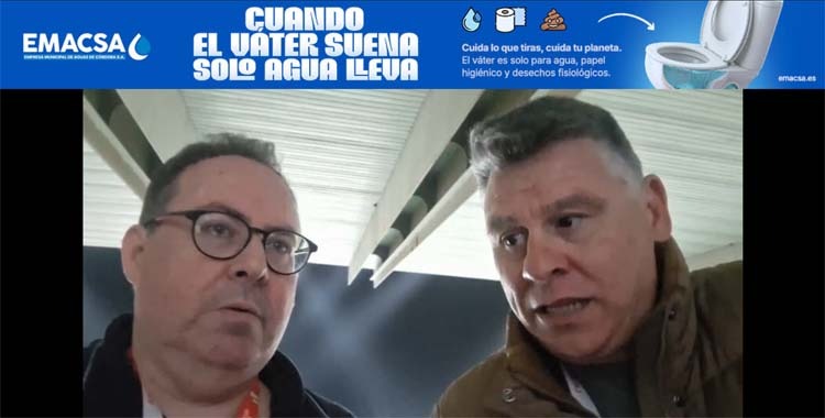 Rafa Fernández y David Jurado valorando la hecatombe del Córdoba ante el Andorra.