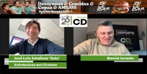 Selu durante su encuentro con David Jurado para hablar de aquel Córdoba de principios de siglo.