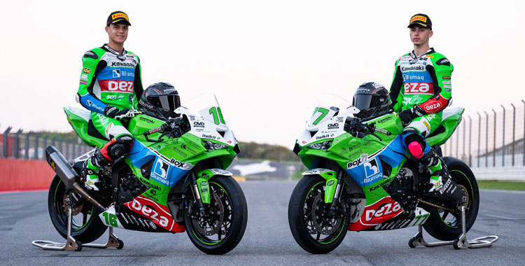 Los pilotos mundialistas del Deza-Box 77 Racing Team, listos para la acción de nuevo