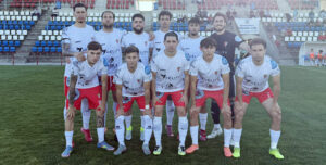 El once del cuadro de Cabra en Cartaya. Foto: Helity Egabrense