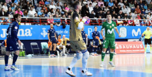 Fabio en el encuentro de hace unas jornadas en Torrejón de Ardoz. Foto: Movistar Inter