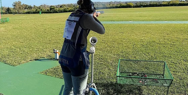 Fátima Gálvez en plena competición en Tánger. Foto: @RFEDETO