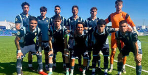 El once inicial del Córdoba B para el encuentro ante el Bollullos.