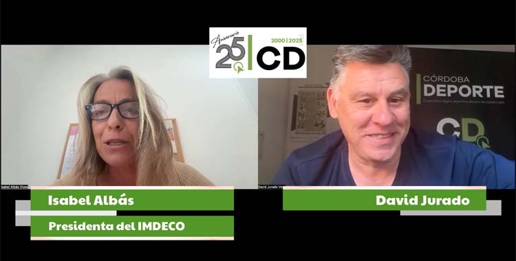 Isabel Albas durante su entrevista con David Jurado.
