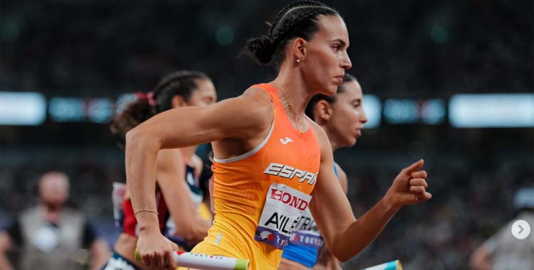 Carmen Avilés en el reciente Mundial Indoor de Torun.