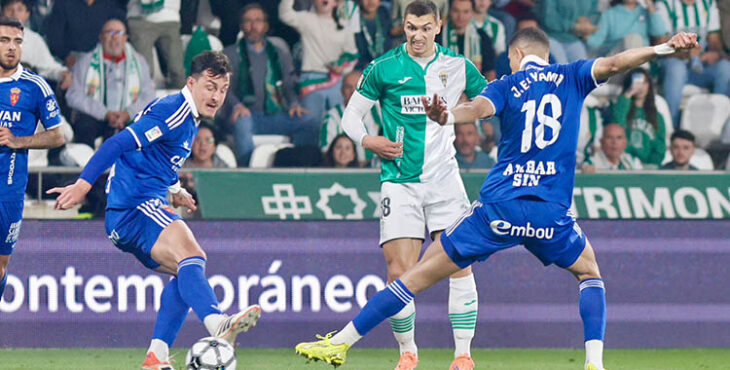 Adrián Fuentes en el partido del pasado sábado contra el Zaragoza. Autor: Pedro Funes