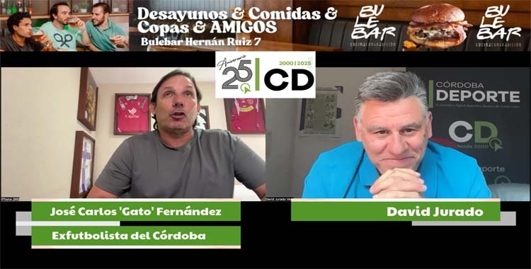 Gato Fernández durante su entrevista con David Jurado.