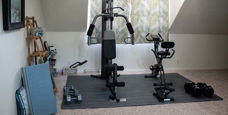 El gimnasio en casa.