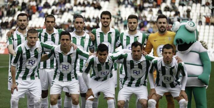 Once del Córdoba en un partido de la 2013-14.