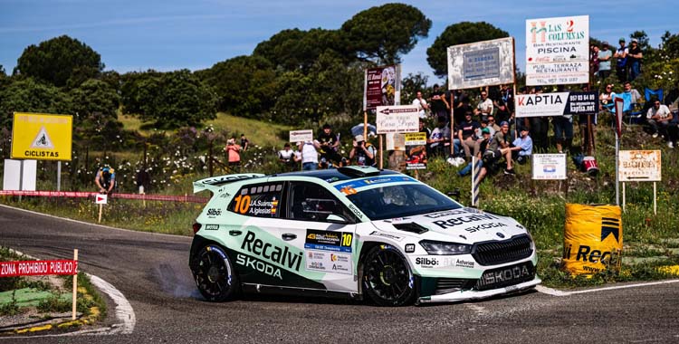'Cohete' Suárez manda en la Qualifying del Rally Sierra Morena.