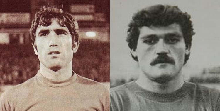 Alabanda y García Navajas en sus partidos con la selección española absoluta.